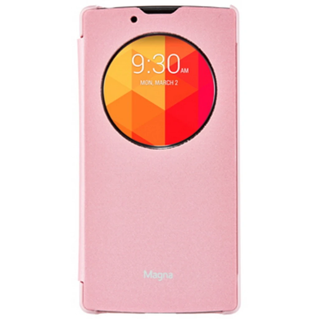 Чохол VOIA Flip Case Pink для LG Magna H502F Y90