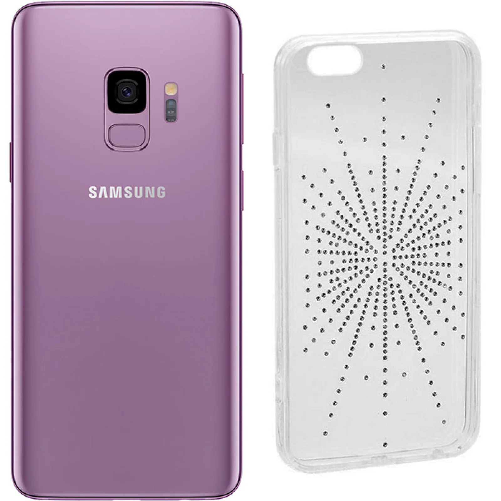 Чехол Diamond Silicon Younicou Silver Shine для Samsung Galaxy S9 SM-G960