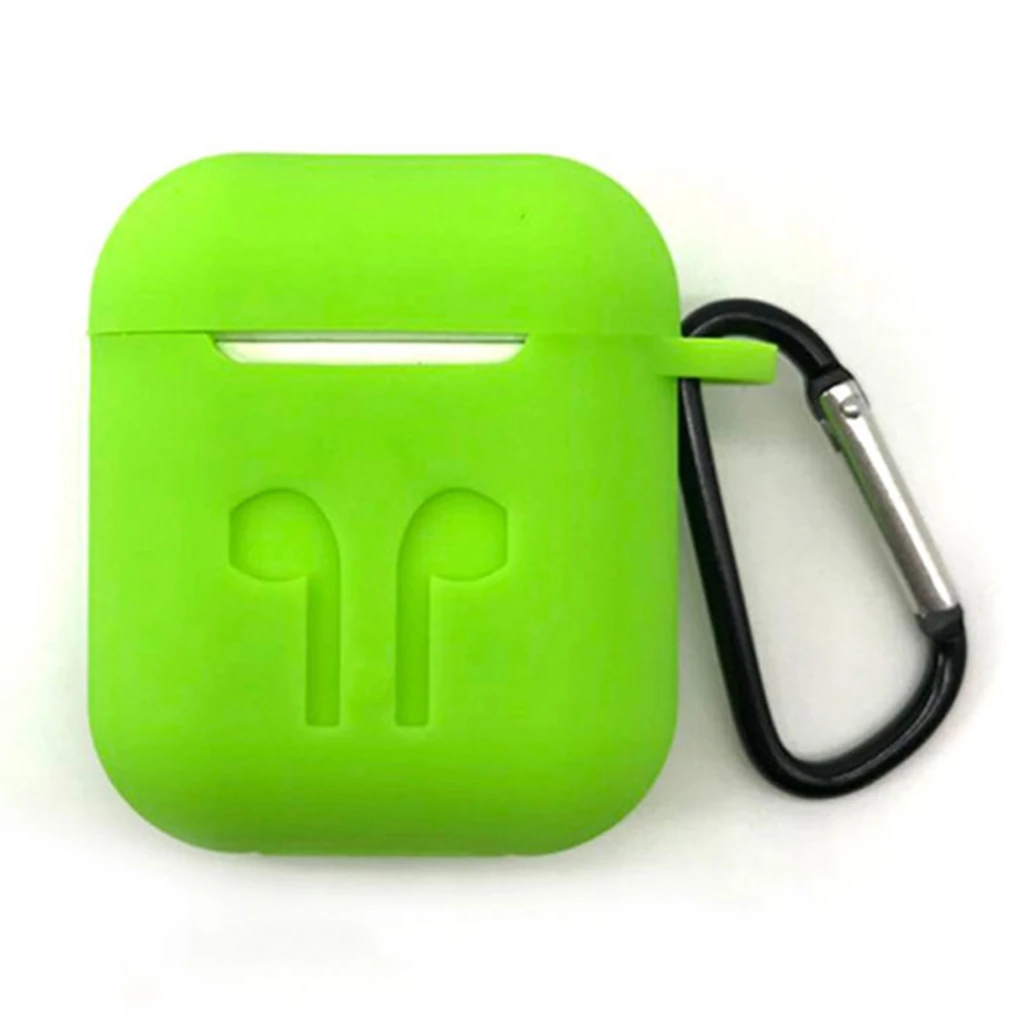 Чохол Apple AirPods AJ Mei Belt Clip Silicone Case Green