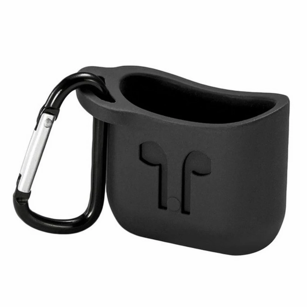 Чехол Apple AirPods Silicone Cover Black