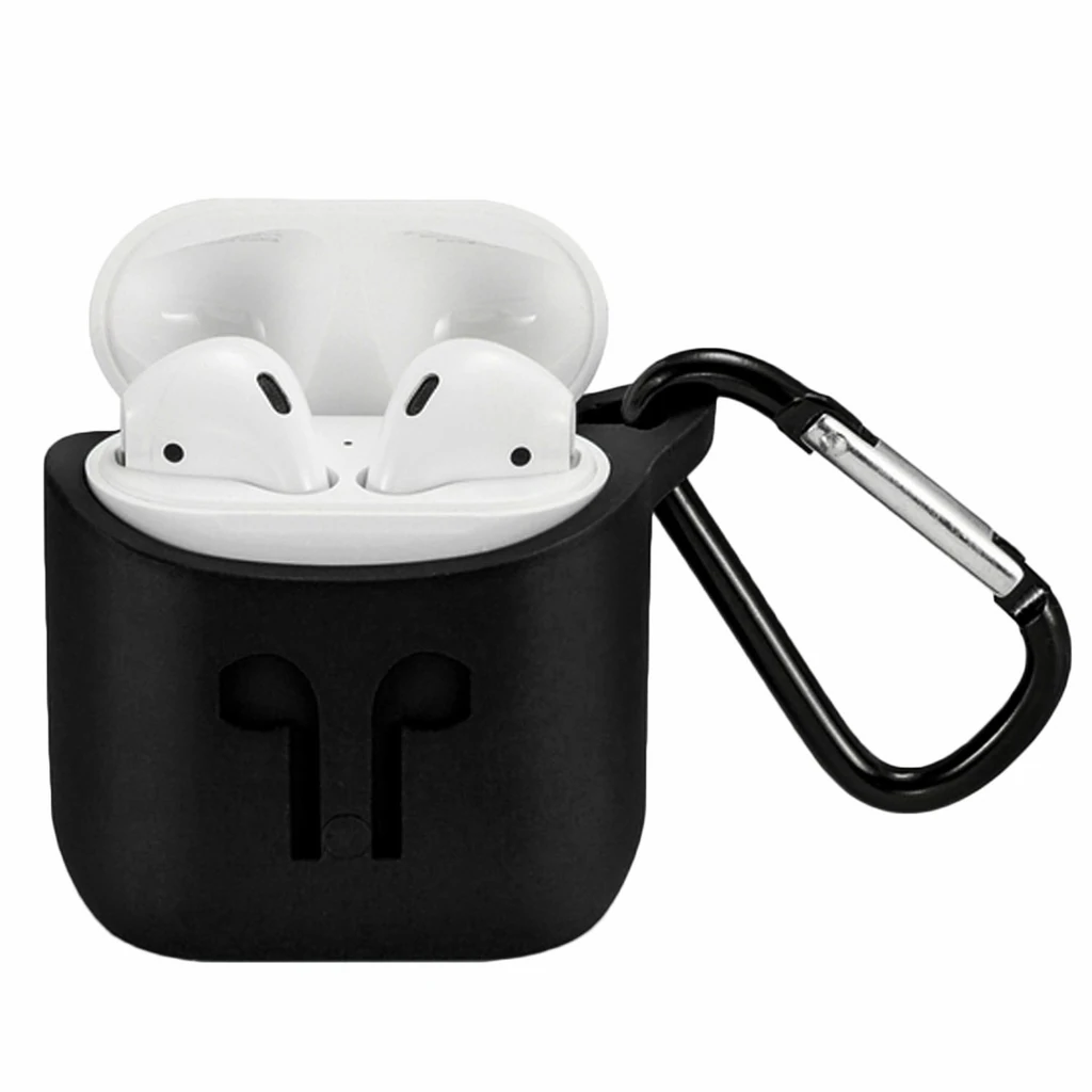 Чехол Apple AirPods Silicone Cover Black