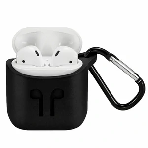 Чехол Apple AirPods Silicone Cover Black