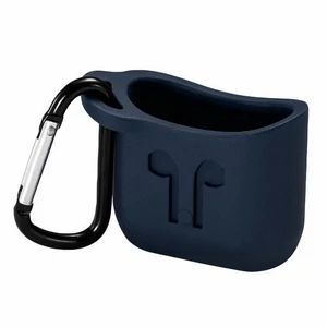 Цвет: Синий - Чехол Apple AirPods Silicone Cover Dark Blue