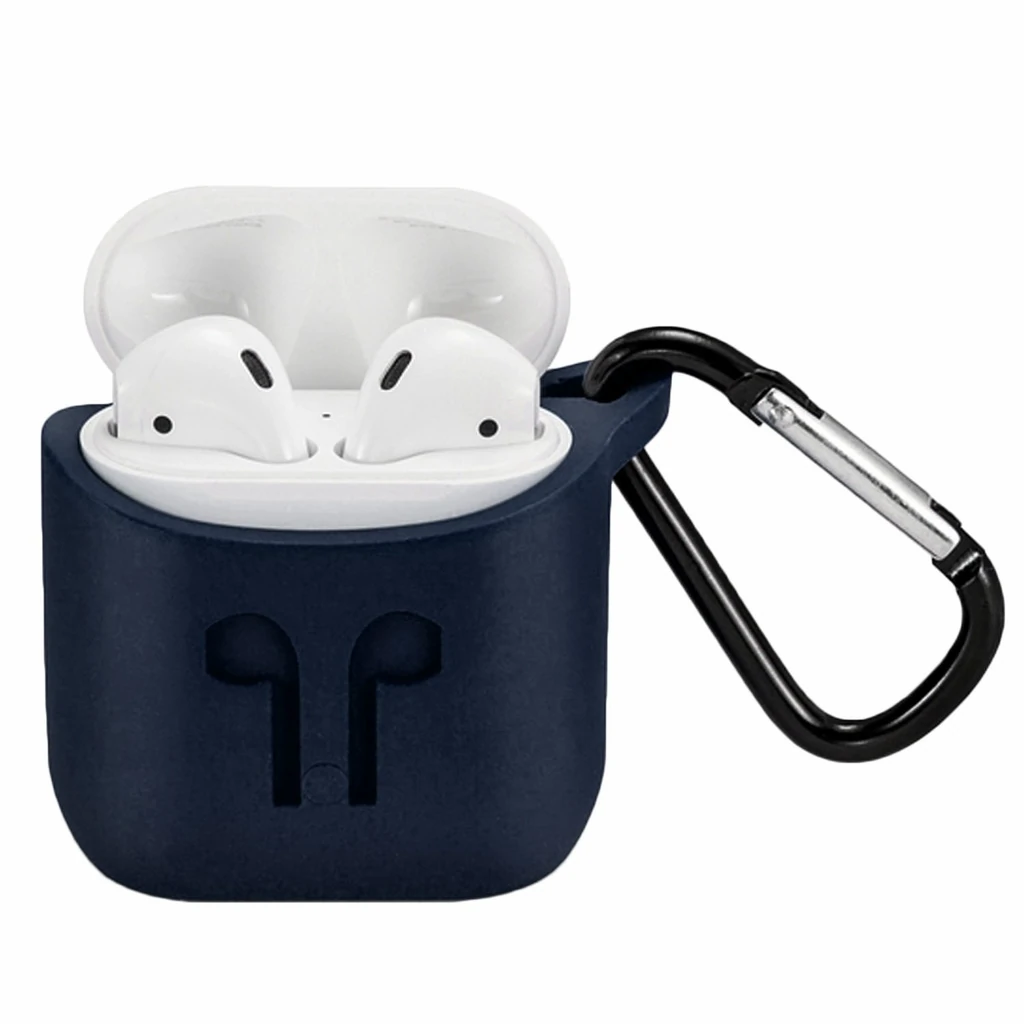 Чехол Apple AirPods Silicone Cover Dark Blue