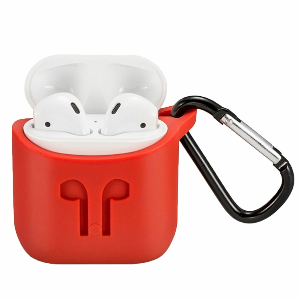 Чехол Apple AirPods Silicone Cover Red