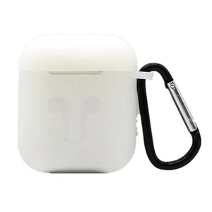 Колір: Прозорий - Чохол Airpods Silicone Soft Case Clip Transparent