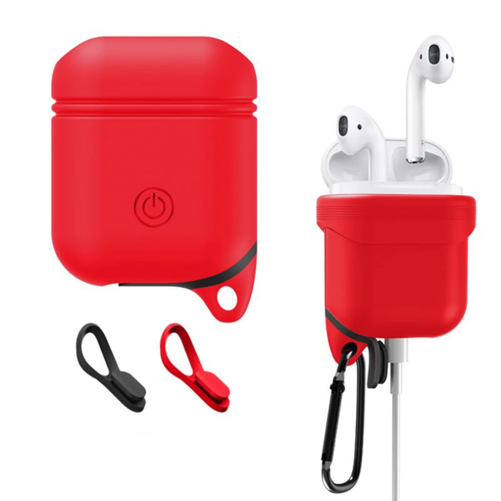 Чохол Apple AirPods C-Ku Silicone Waterproof Case Red