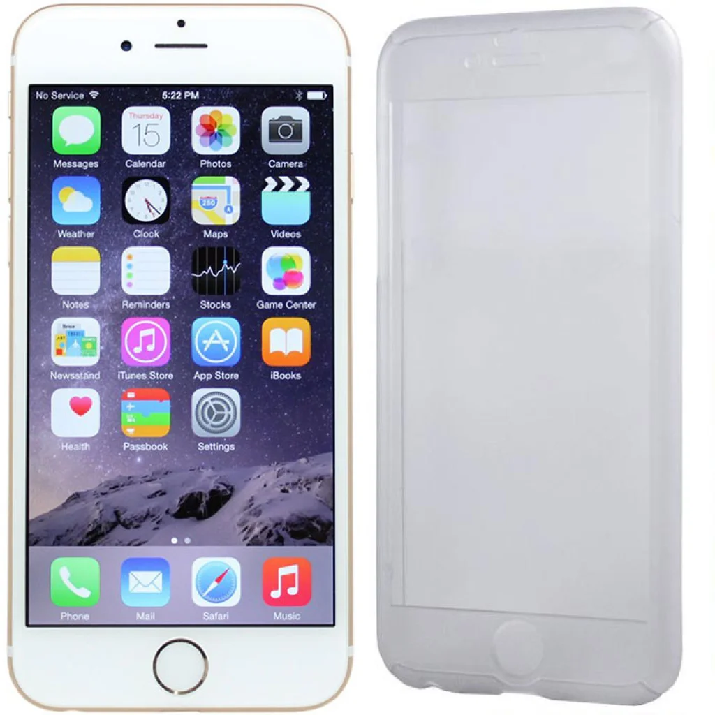 Чехол Full Protection 360 Case & Glass White для iPhone 6, iPhone 6s