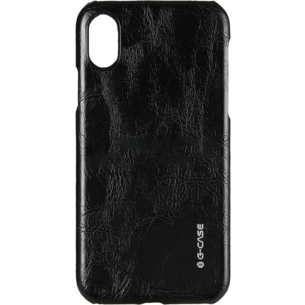 Чохол Apple iPhone X, iPhone XS G-Case Boa Series PU Leather Case Black