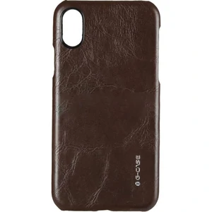 Чехол Apple iPhone X, iPhone XS G-Case Boa Series PU Leather Case Dark Brown