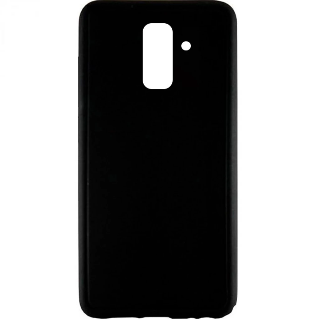 Накладка Graphite Silicone Case Black для Samsung Galaxy A6+ 2018 (SM-A605)