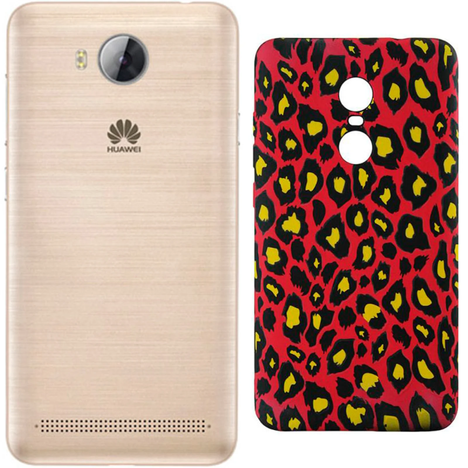 Чохол Huawei Y3II Inavi Gallery Silicone Case (07) Spotty Pink