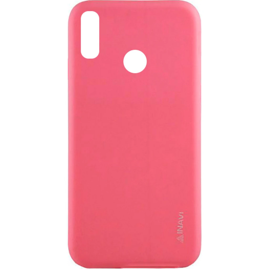 Чехол Huawei P Smart 2019 Inavi Simple Color Silicone Case Pink