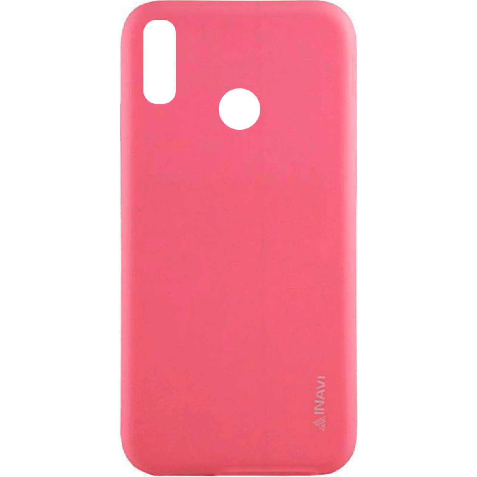 Чехол Huawei P Smart 2019 Inavi Simple Color Silicone Case Pink