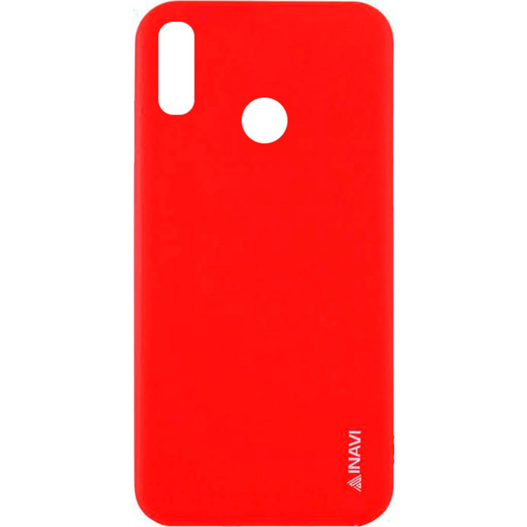 Чехол Huawei P Smart 2019 Inavi Simple Color Silicone Case Red