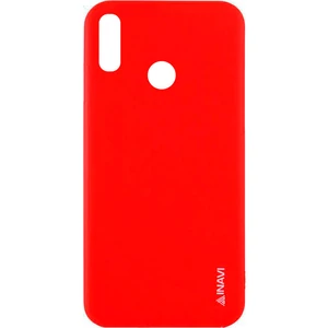 Цвет: Красный - Чехол Huawei P20 Lite Inavi Simple Color Silicone Case Red