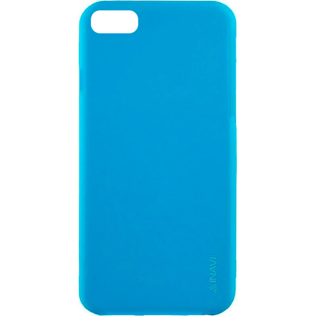 Чехол iPhone 6, iPhone 6s Inavi Simple Color Silicone Case Blue