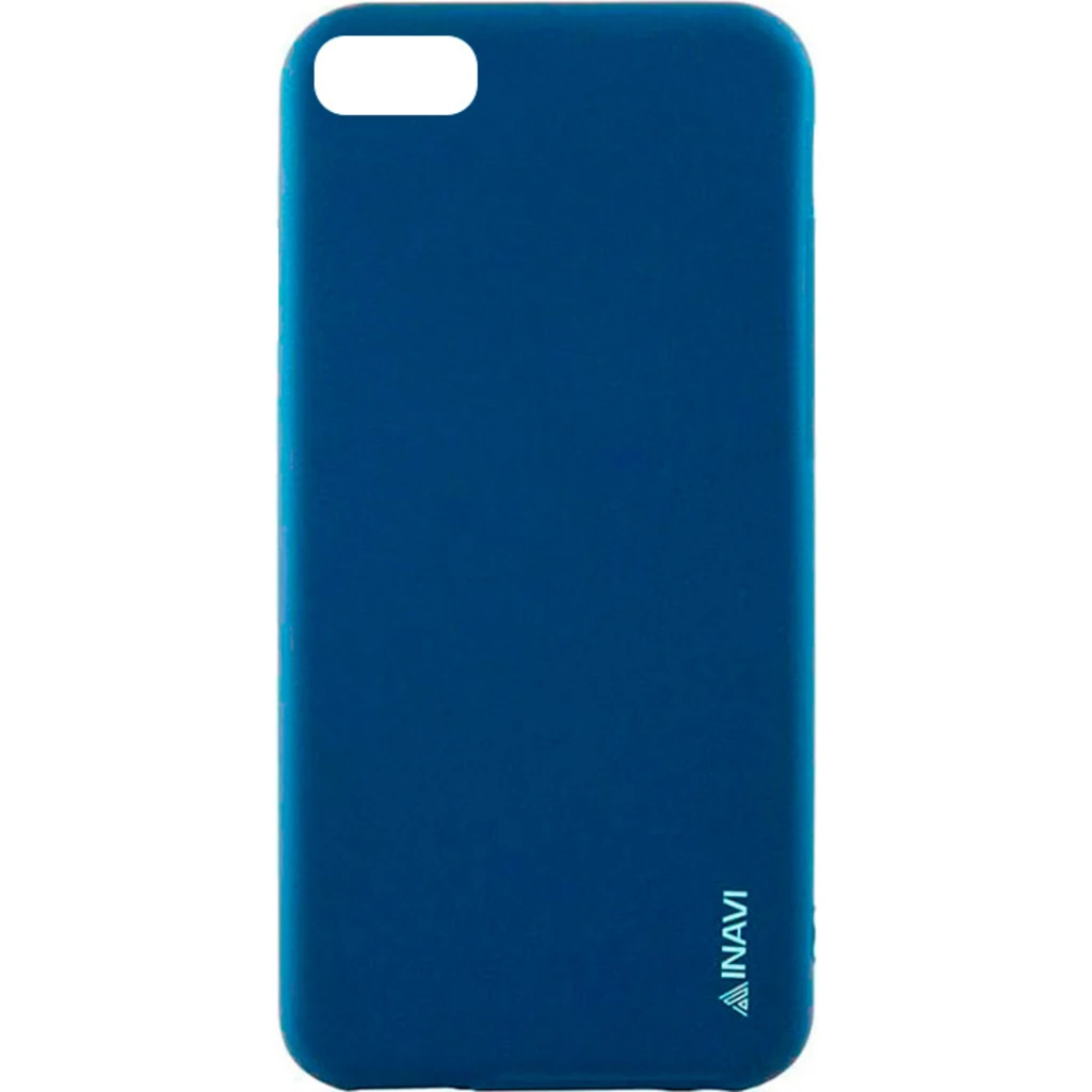 Чехол iPhone 6, iPhone 6s Inavi Simple Color Silicone Case Dark Blue