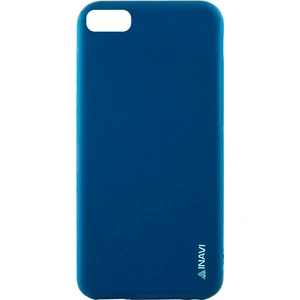 Цвет: Синий - Чехол iPhone 6, iPhone 6s Inavi Simple Color Silicone Case Dark Blue