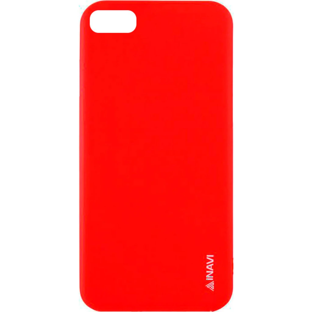 Чехол iPhone 6, iPhone 6s Inavi Simple Color Silicone Case Red