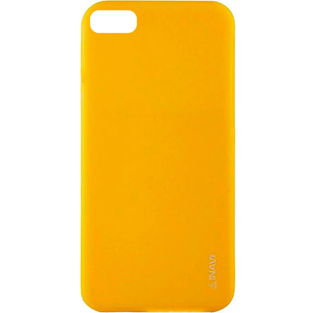 Чехол iPhone 6, iPhone 6s Inavi Simple Color Silicone Case Yellow
