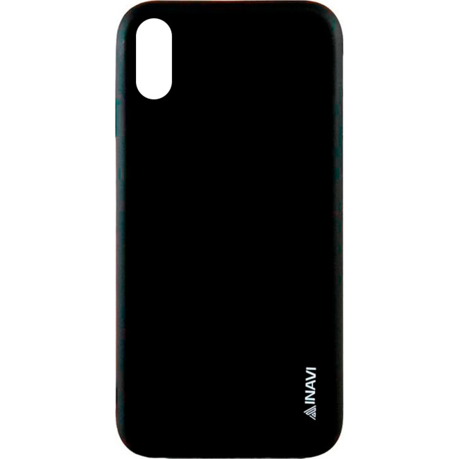 Чехол iPhone X Inavi Simple Color Silicone Case Black
