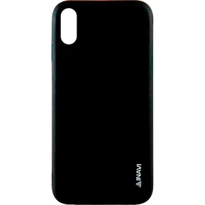 Чехол iPhone Xs Max Inavi Simple Color Silicone Case Black