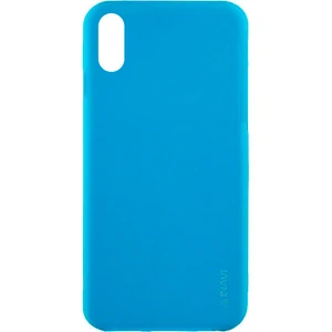 Цвет: Голубой - Чехол iPhone X Inavi Simple Color Silicone Case Blue