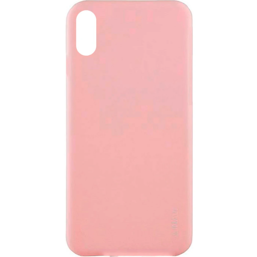 Чехол iPhone X Inavi Simple Color Silicone Case Peach