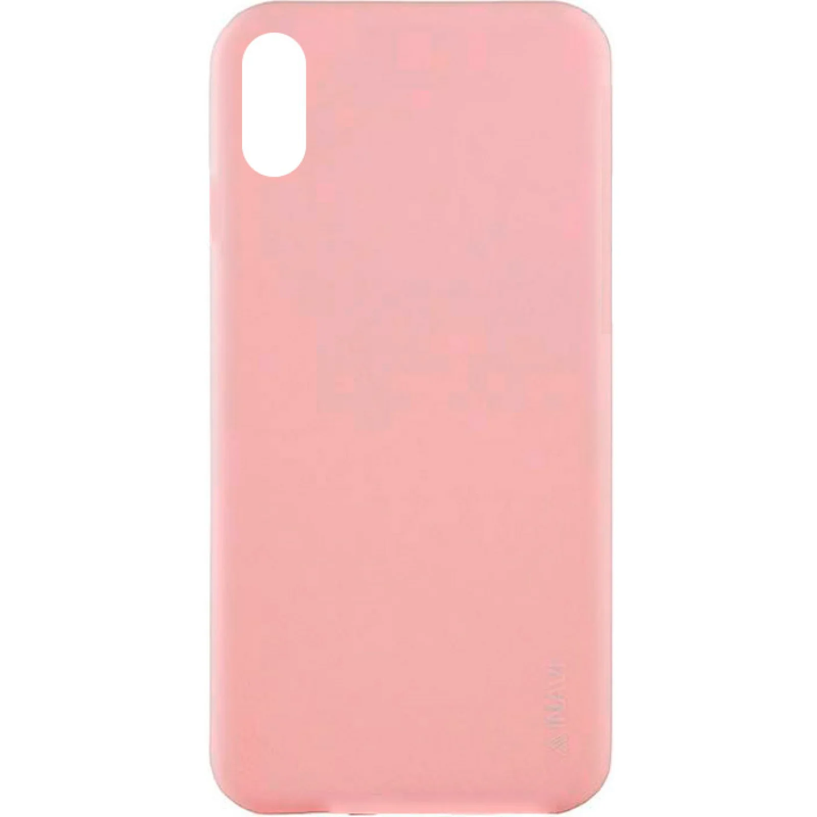 Чехол iPhone X Inavi Simple Color Silicone Case Peach
