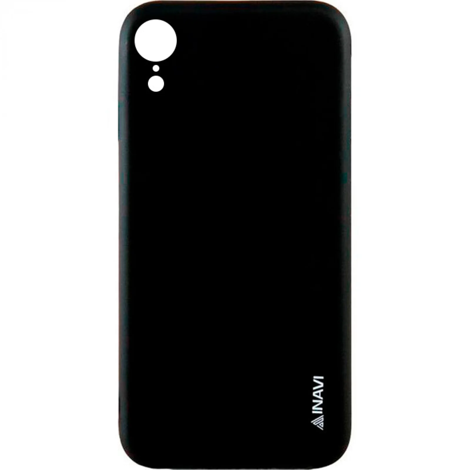 Чохол iPhone Xr Inavi Simple Color Silicone Case Black