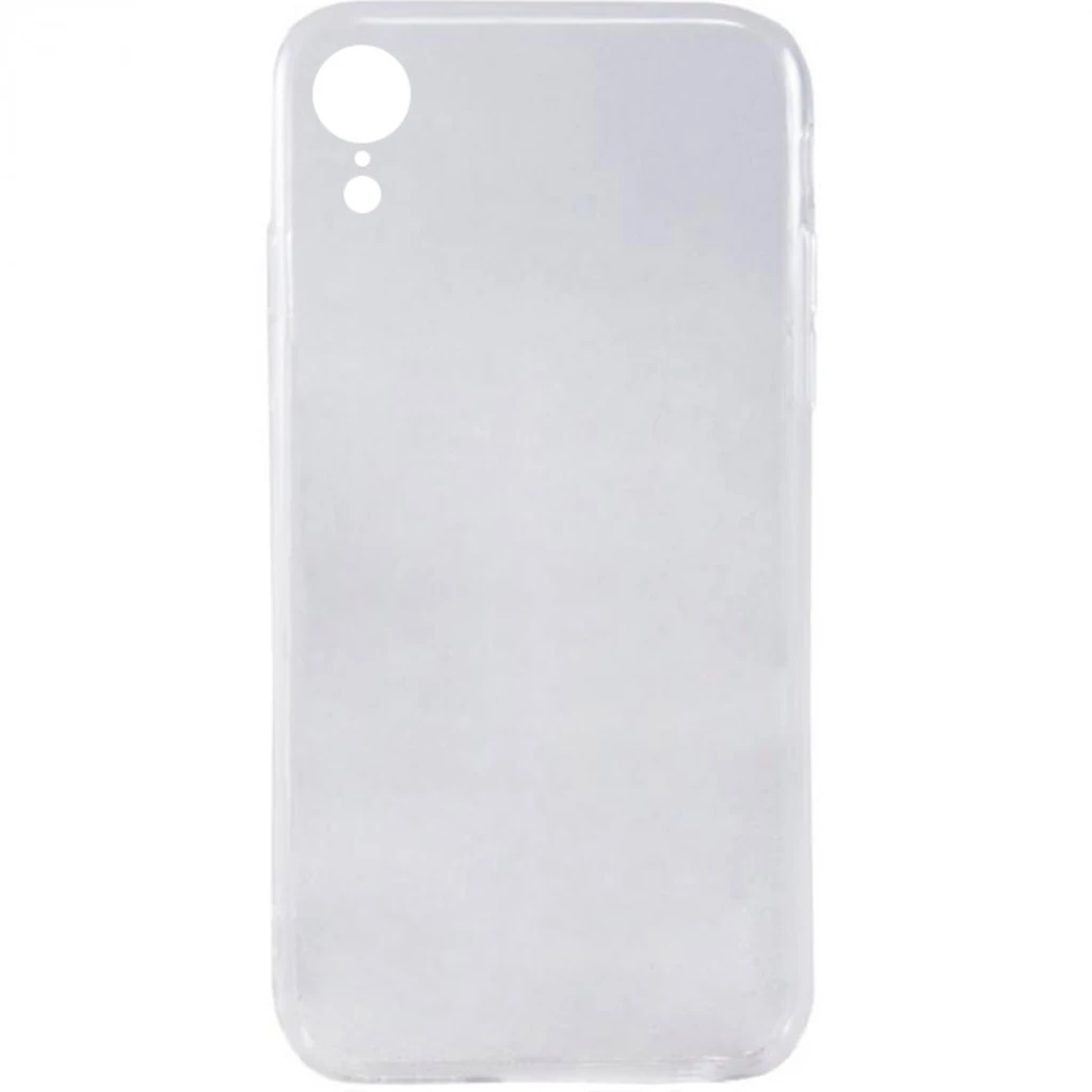 Чехол iPhone Xr Inavi Simple Color Silicone Case Clear