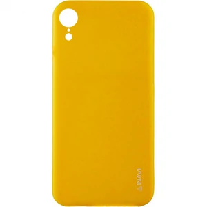 Чехол iPhone Xr Inavi Simple Color Silicone Case Yellow