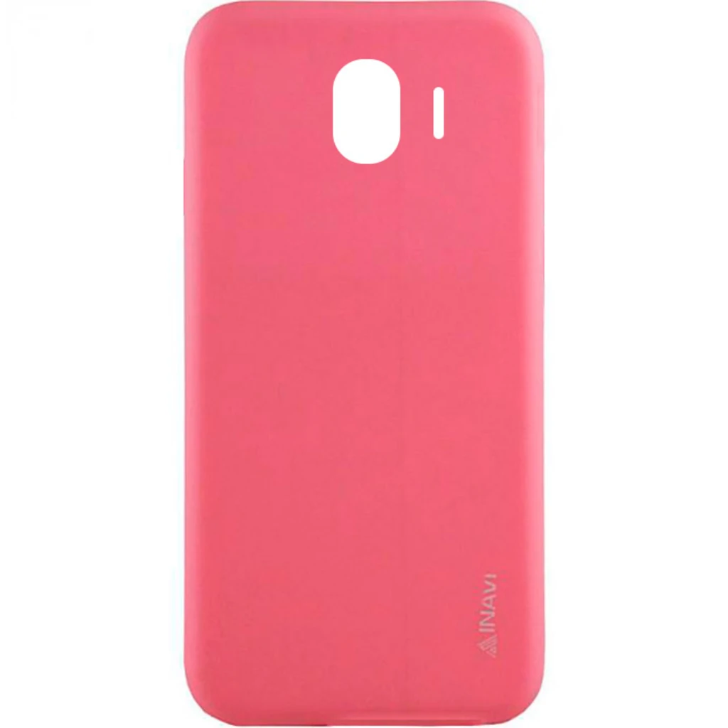 Чехол Samsung Galaxy J4 2018 (SM-J400) Inavi Simple Color Silicone Case Pink