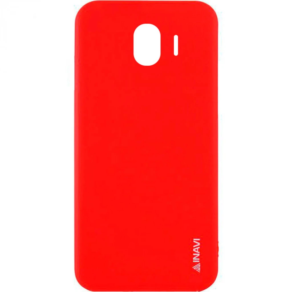 Чехол Samsung Galaxy J4 2018 (SM-J400) Inavi Simple Color Silicone Case Red