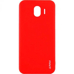 Цвет: Красный - Чехол Samsung Galaxy J4 2018 (SM-J400) Inavi Simple Color Silicone Case Red
