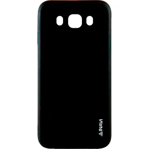 Цвет: Черный - Чехол Samsung Galaxy J7 2016 (SM-J710) Inavi Simple Color Silicone Case Black