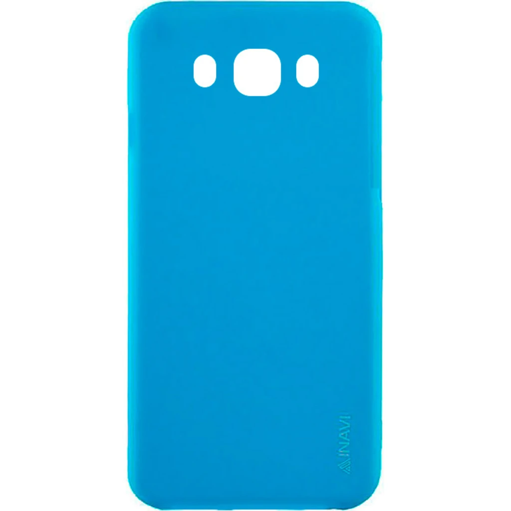 Чехол Samsung Galaxy J7 2016 (SM-J710) Inavi Simple Color Silicone Case Blue