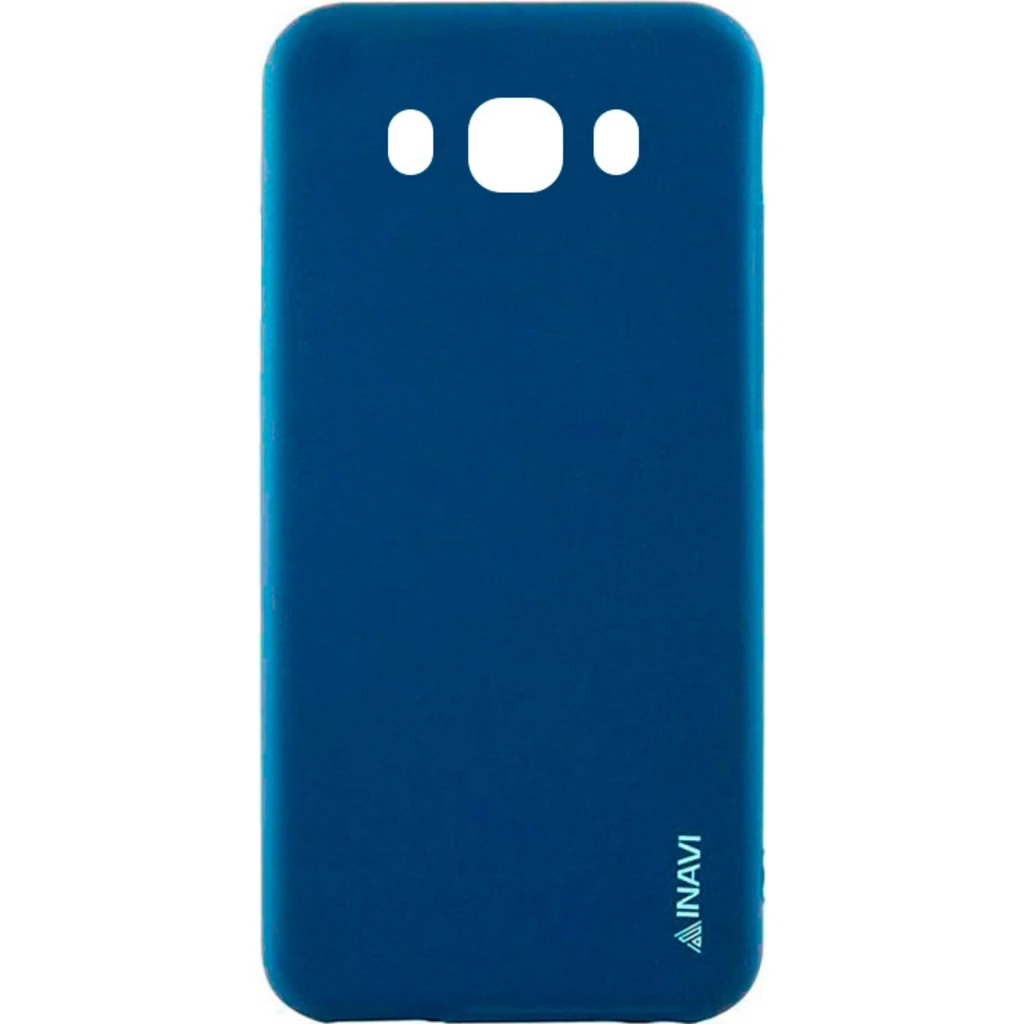 Чехол Samsung Galaxy J7 2016 (SM-J710) Inavi Simple Color Silicone Case Dark Blue