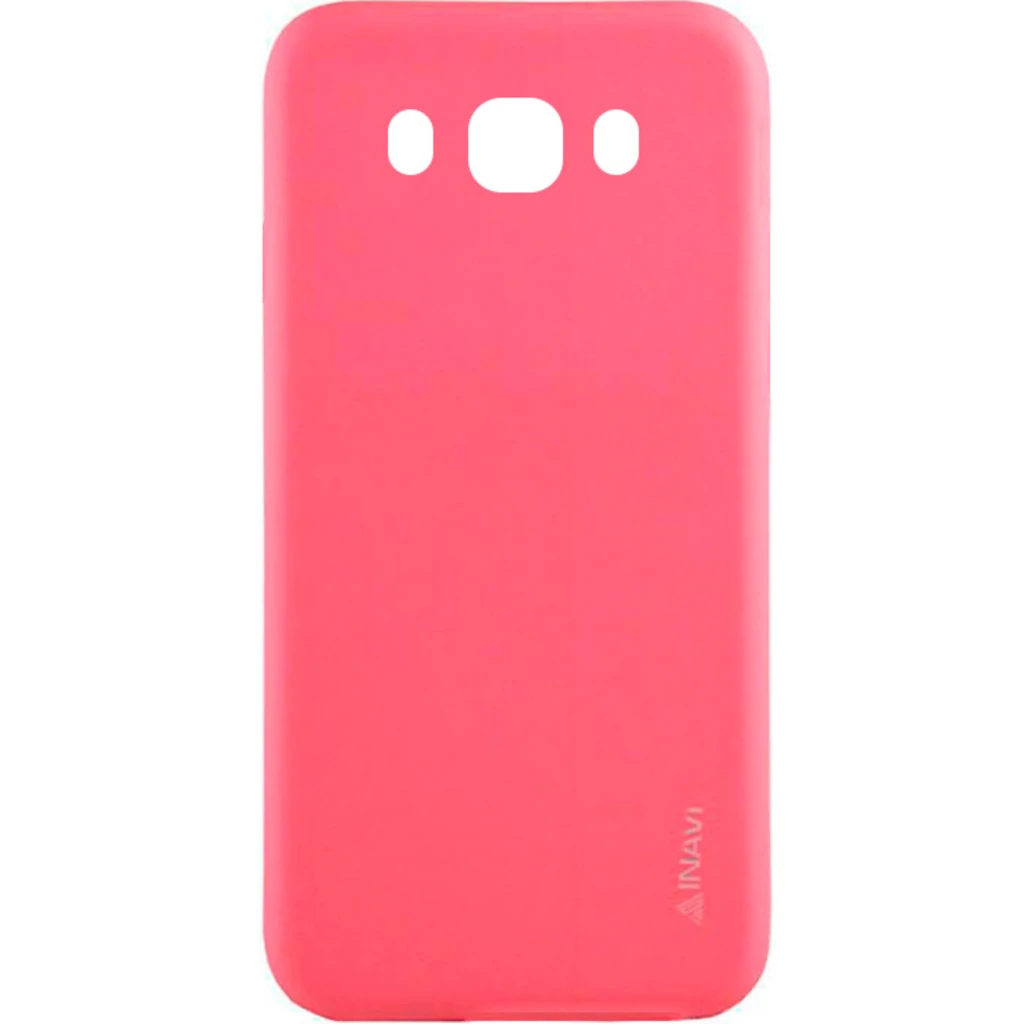 Чехол Samsung Galaxy J7 2016 (SM-J710) Inavi Simple Color Silicone Case Pink