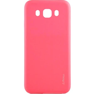 Цвет: Розовый - Чехол Samsung Galaxy J7 2016 (SM-J710) Inavi Simple Color Silicone Case Pink