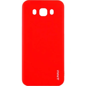 Цвет: Красный - Чехол Samsung Galaxy J7 2016 (SM-J710) Inavi Simple Color Silicone Case Red