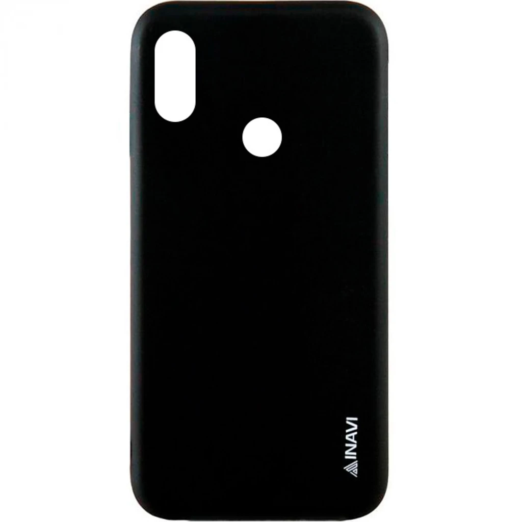 Чохол Xiaomi Redmi 6 Pro, Xiaomi Mi A2 Lite Inavi Simple Color Silicone Case Black