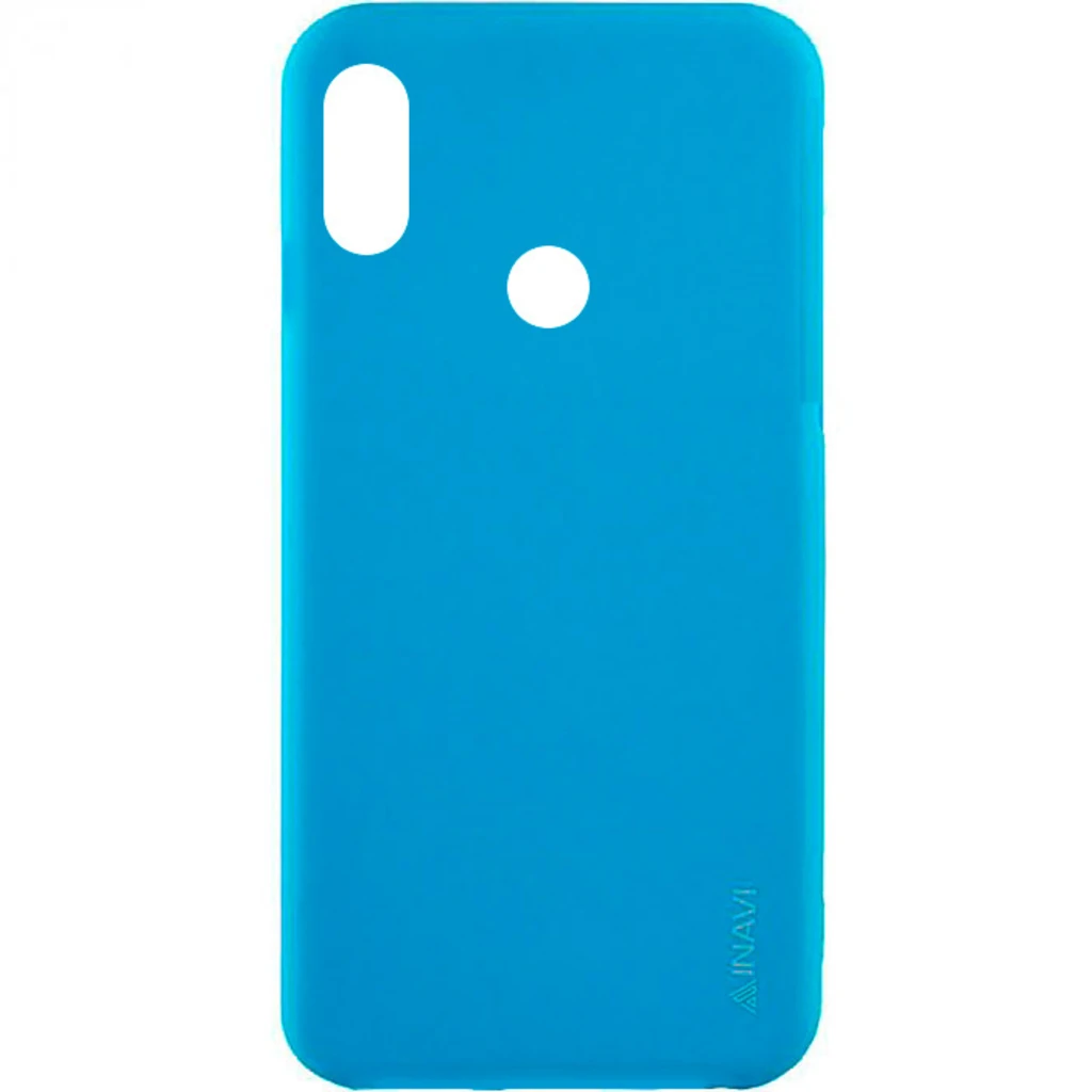 Чехол Xiaomi Redmi 6 Pro, Xiaomi Mi A2 Lite Inavi Simple Color Silicone Case Blue
