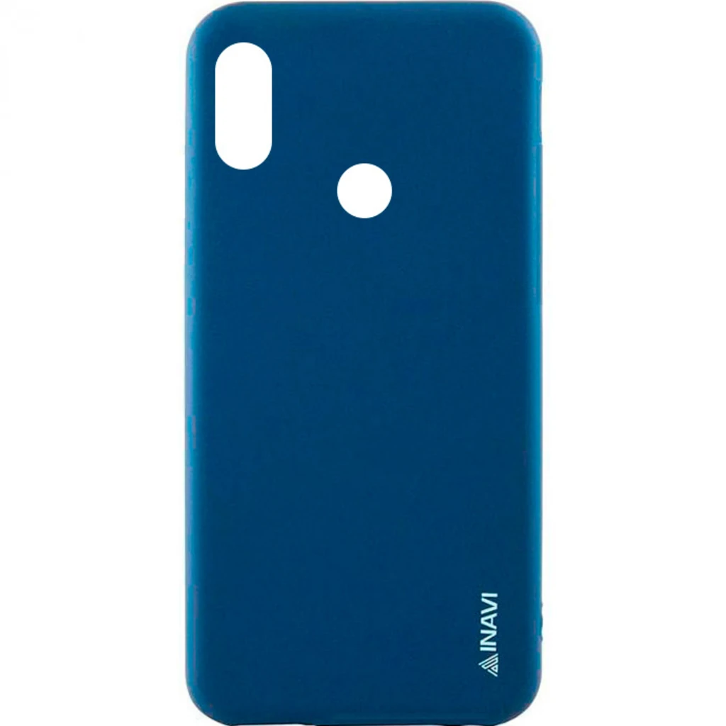 Чохол Xiaomi Redmi Note 6 Pro Inavi Simple Color Silicone Case Dark Blue