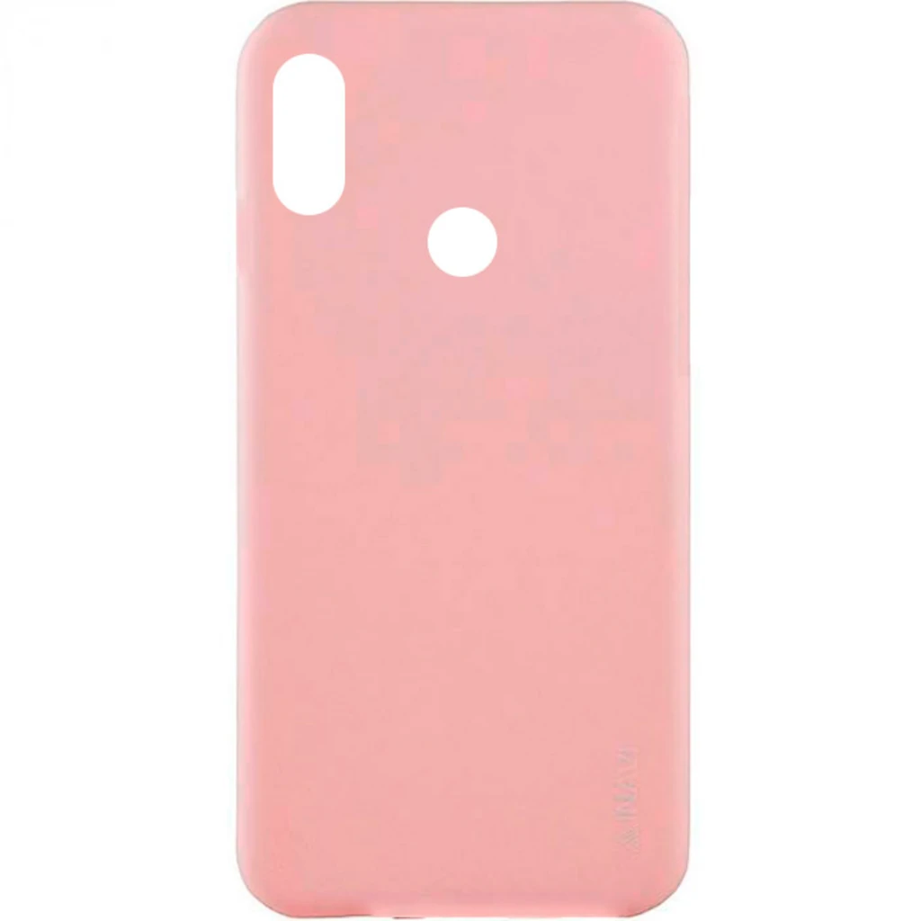 Чехол Xiaomi Redmi 6 Pro, Xiaomi Mi A2 Lite Inavi Simple Color Silicone Case Peach