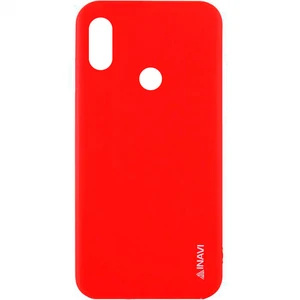 Цвет: Красный - Чехол Xiaomi Redmi 6 Pro, Xiaomi Mi A2 Lite Inavi Simple Color Silicone Case Red