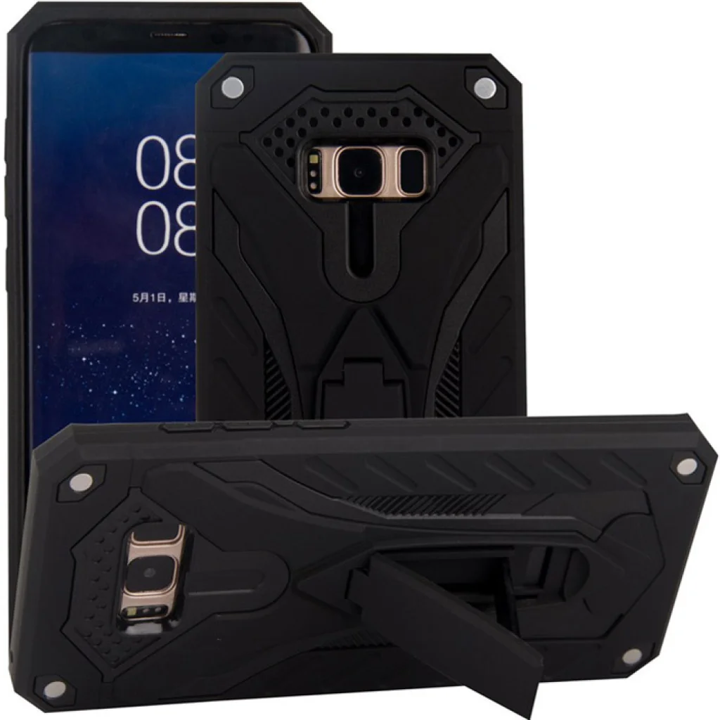 Чехол Ipaky TPU Shockproof Cavalier Series Black для Samsung G955 Galaxy S8+