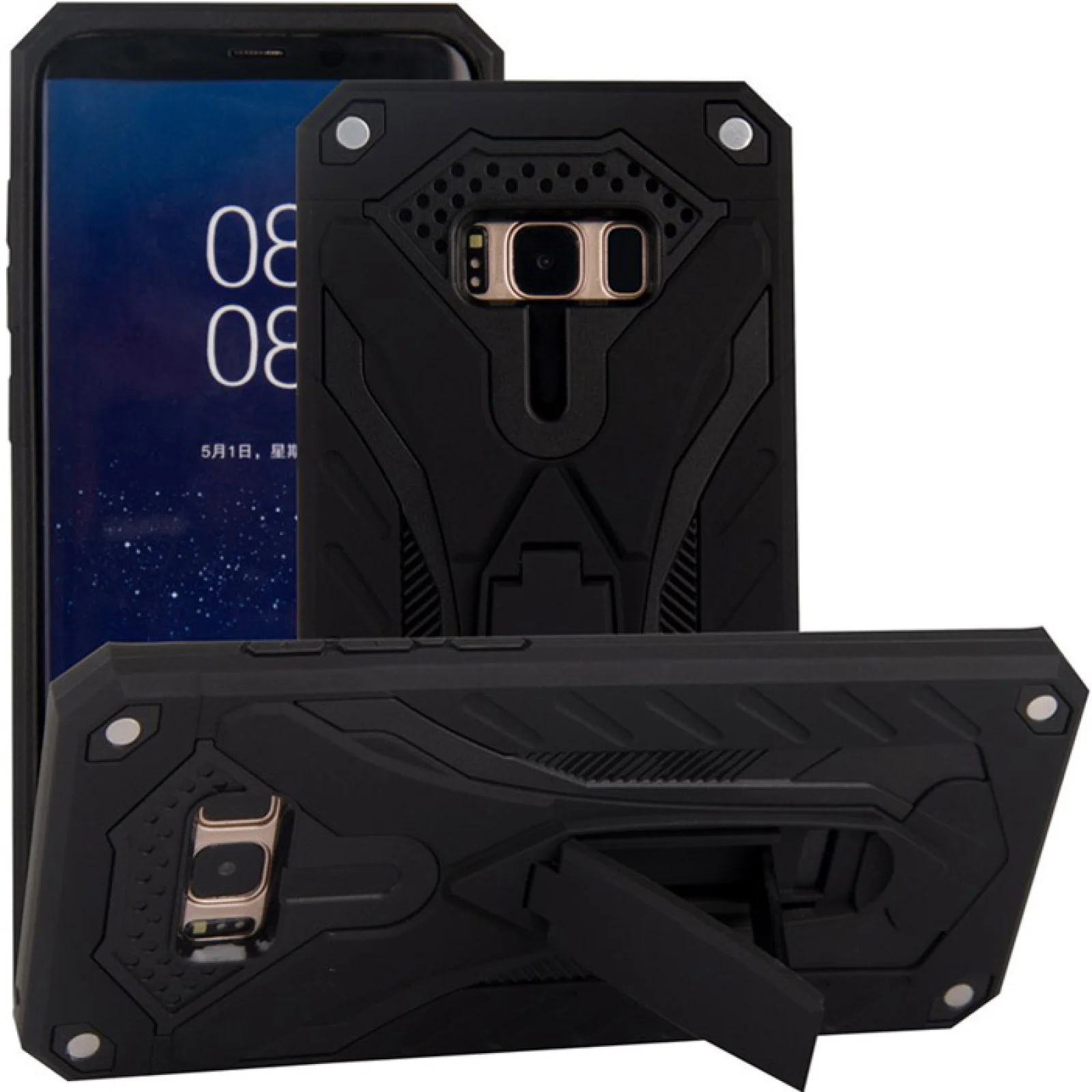 Чохол Ipaky TPU Shockproof Cavalier Series Black для Samsung G955 Galaxy S8 +