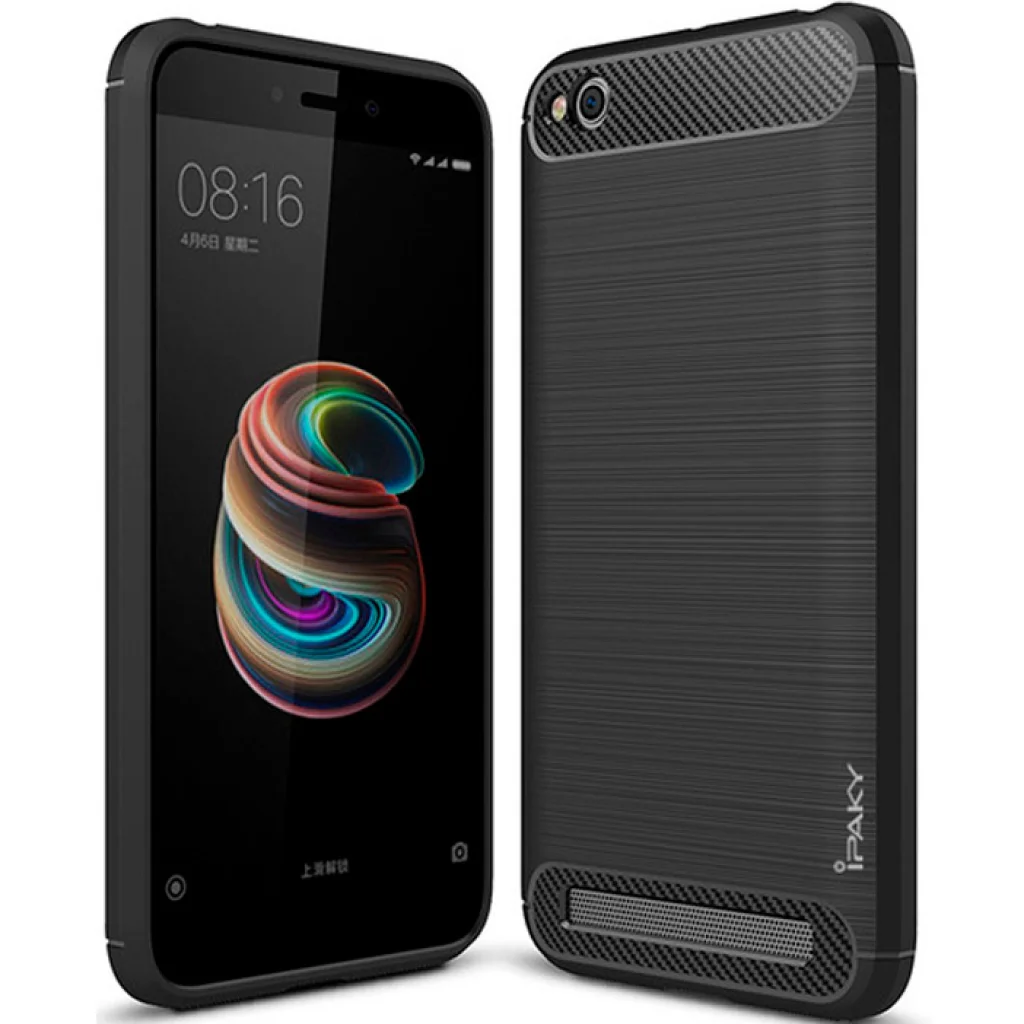 Чехол Ipaky TPU Shockproof Lasi Series Black для Xiaomi Redmi 5a